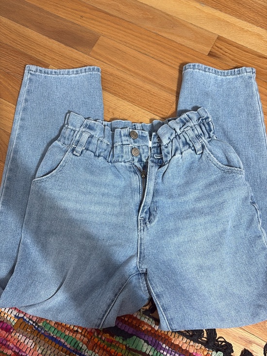 PacSun Denim - PacSun Light Blue Paperbag High-Rise Jeans